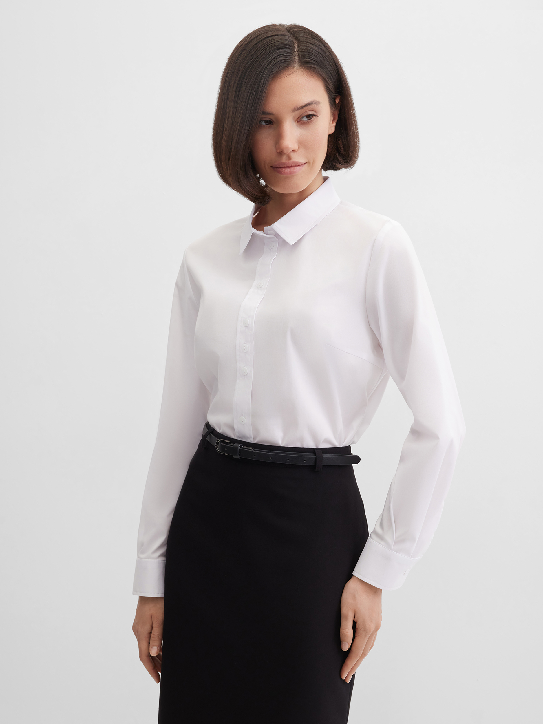 Блузка-сорочка в классическом стиле