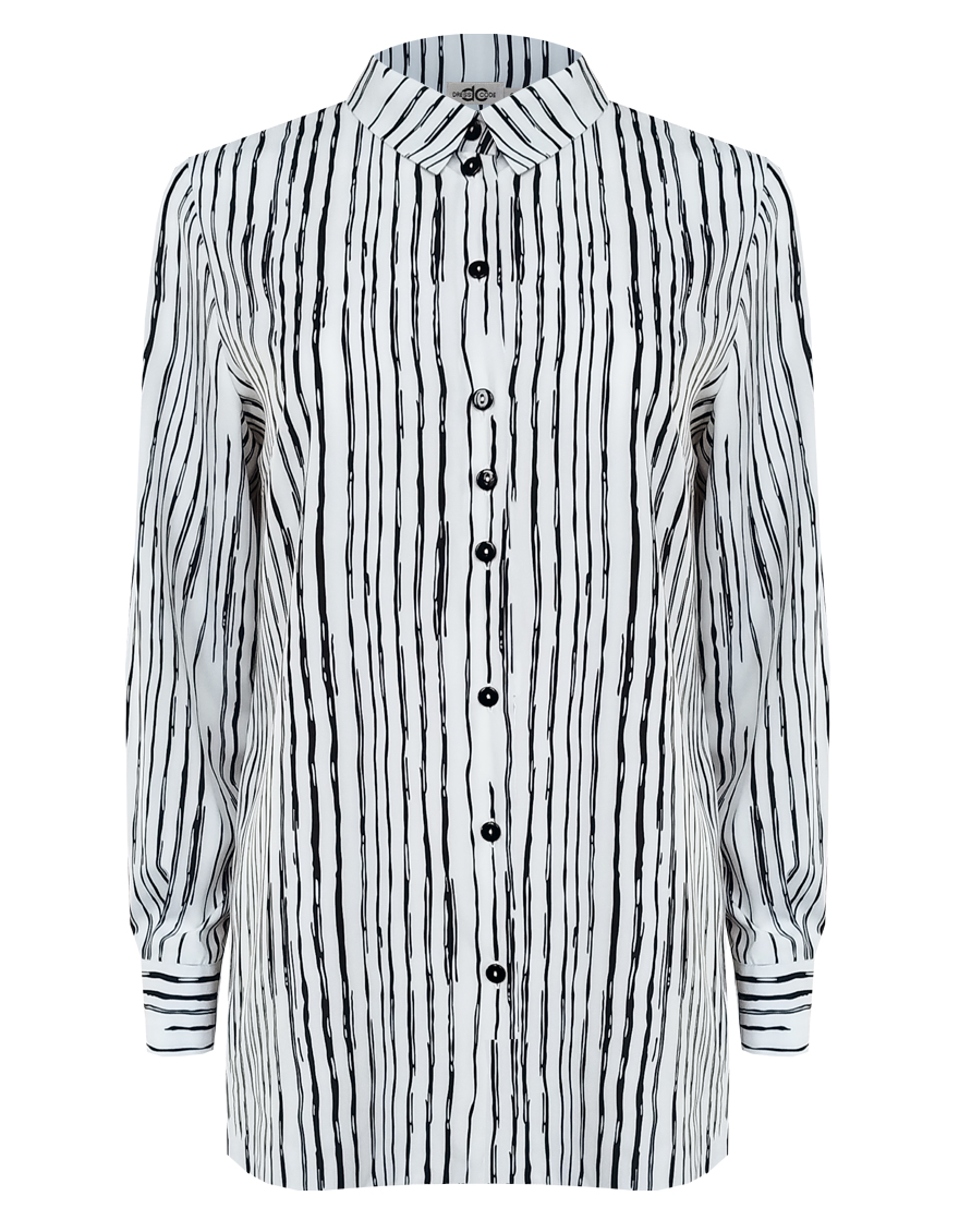 Блузка с принтом для повседневных образов