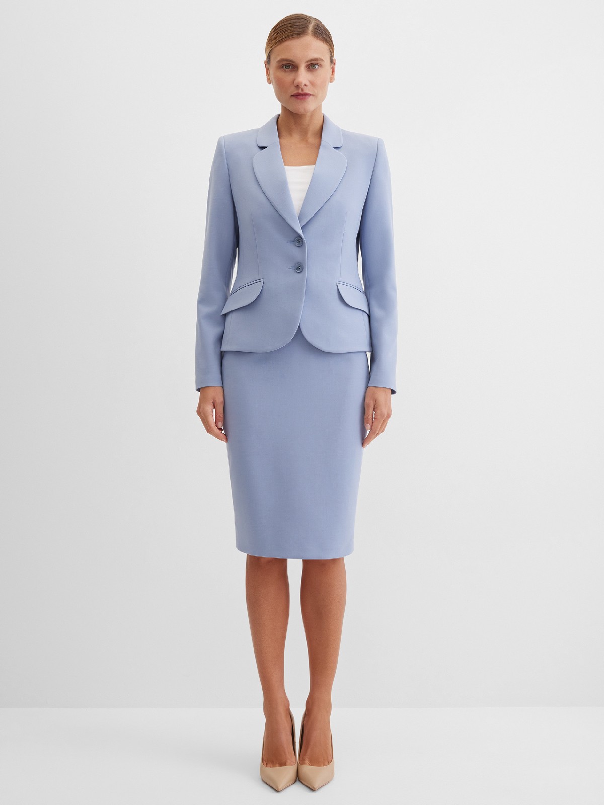 Юбка зауженная книзу