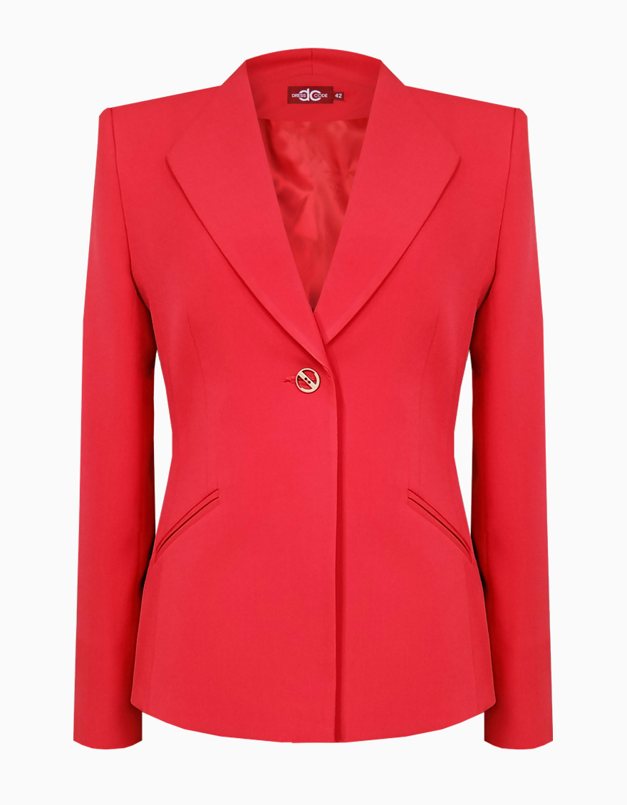 Пиджак с оригинальным воротником