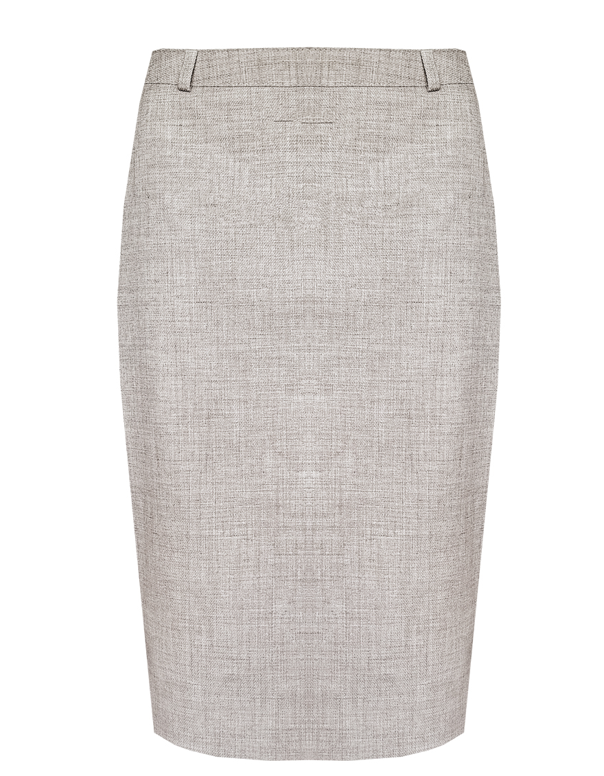 Юбка меланжевая зауженная книзу