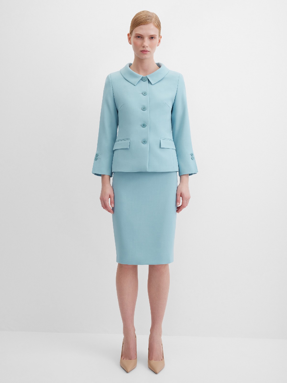 Юбка зауженная книзу