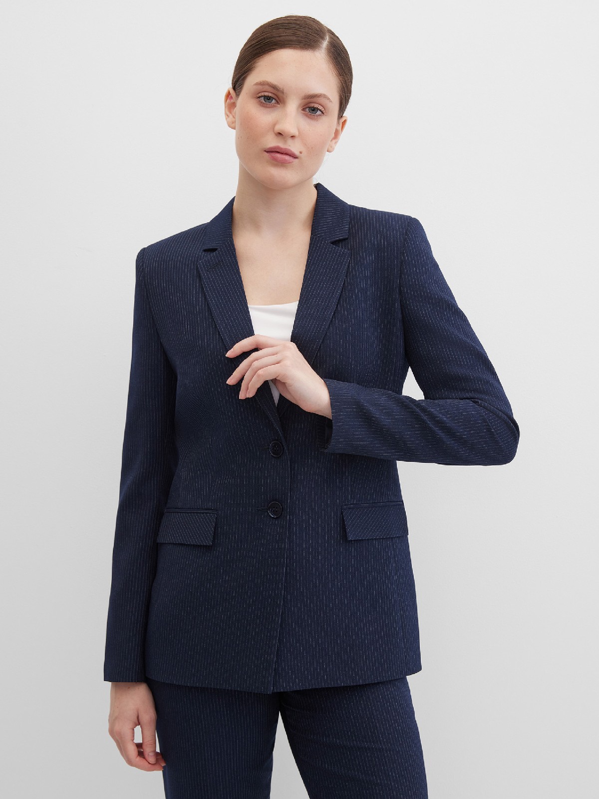 Пиджак классический в полоску