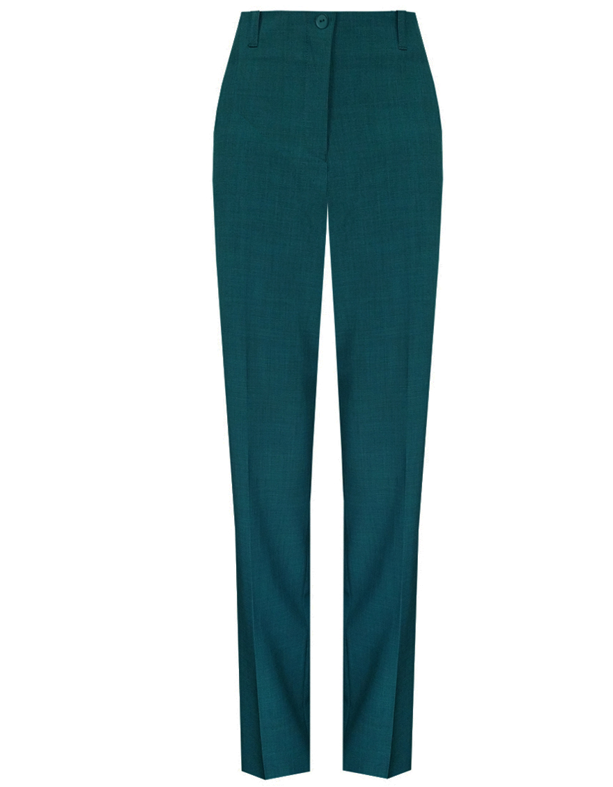 Брюки на резинке удлиненные без карманов