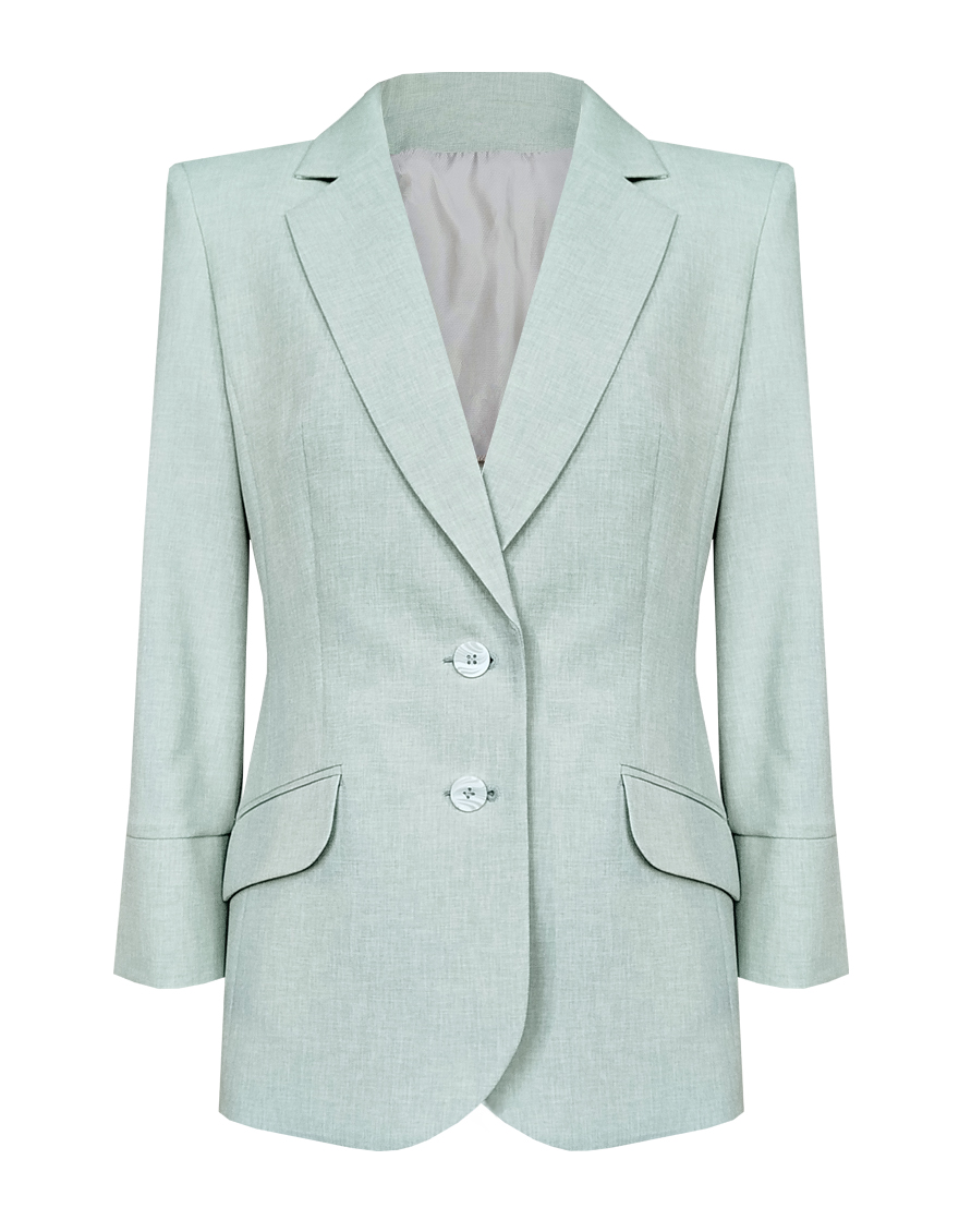 Пиджак облегченный с отделкой